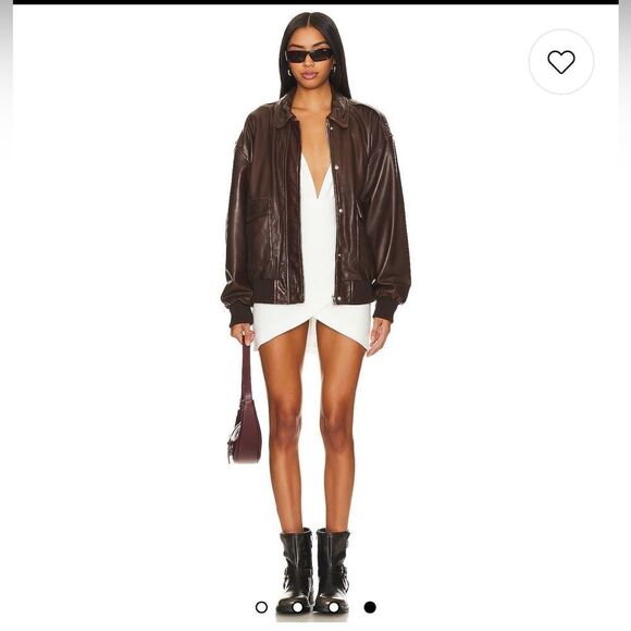 Super down Lissy mini dress in white • small - Picture 4 of 6